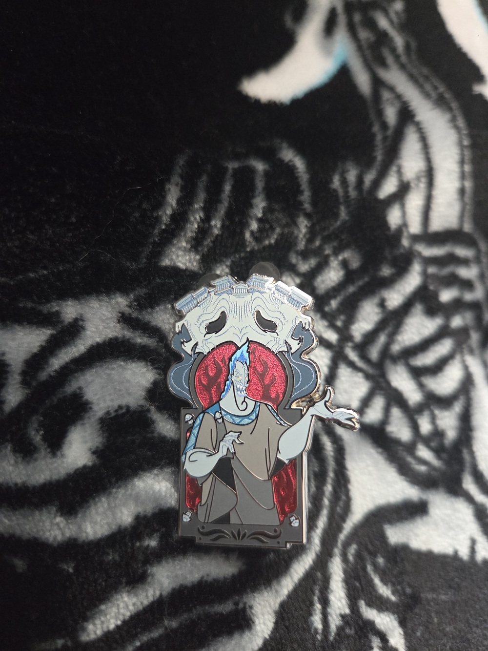 Disney Villains Stained Glass Series Enchanted Reflections Mystery Hades Pin